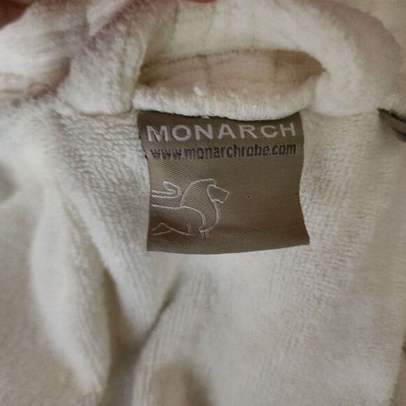 Vintage Tahiti Village Las Vegas Resort Luxury Terrycloth Bathrobe White OS - Picture 9 of 10